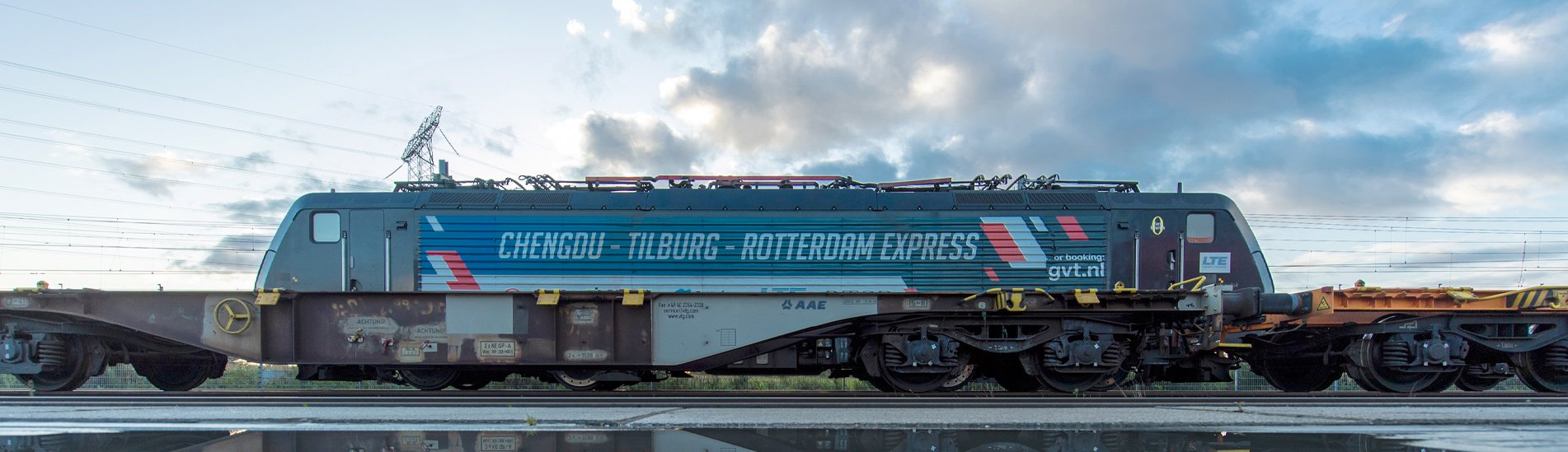 GVT - trein Chengdu Tilburg Rotterdam Express